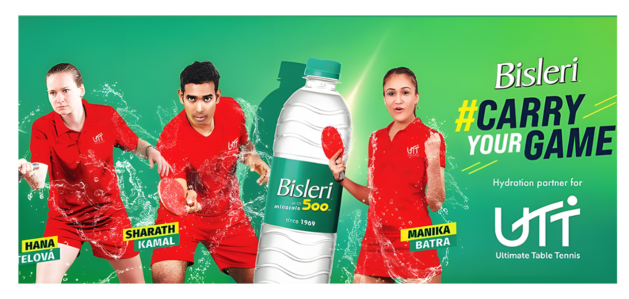 UTT teams up with Bisleri