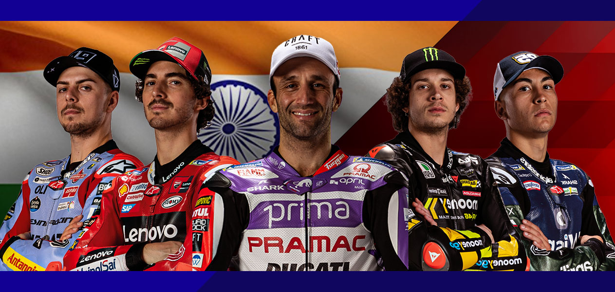 Ahead of India hosting the first ever MotoGP race in the country, the MotoGP Bharat, here's a look at the grid. 